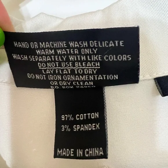 Christine Alexander White Studded Jean Jacket - Picture 3 of 4